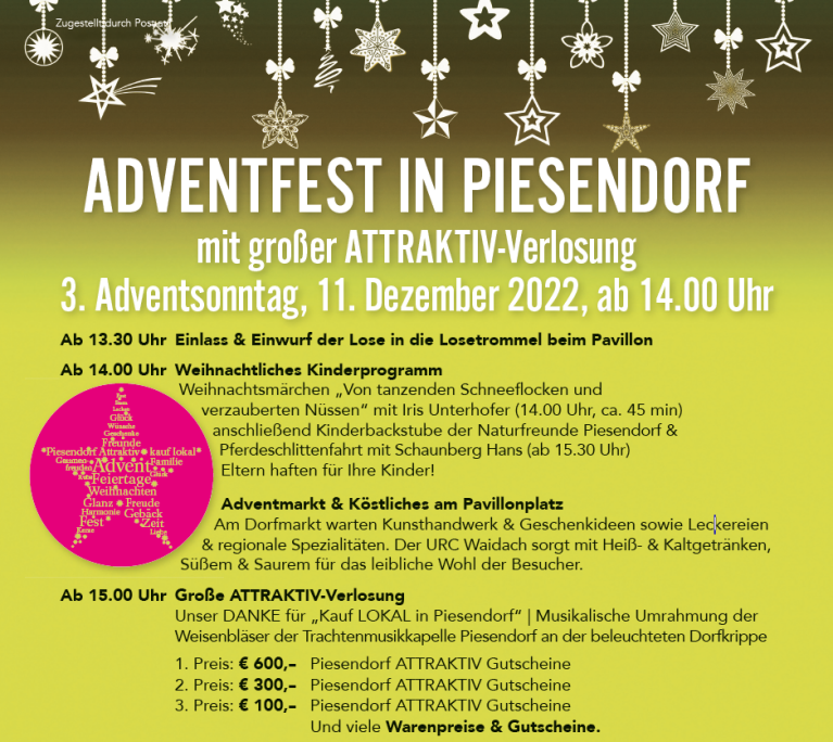 Aventfest in Piesendorf