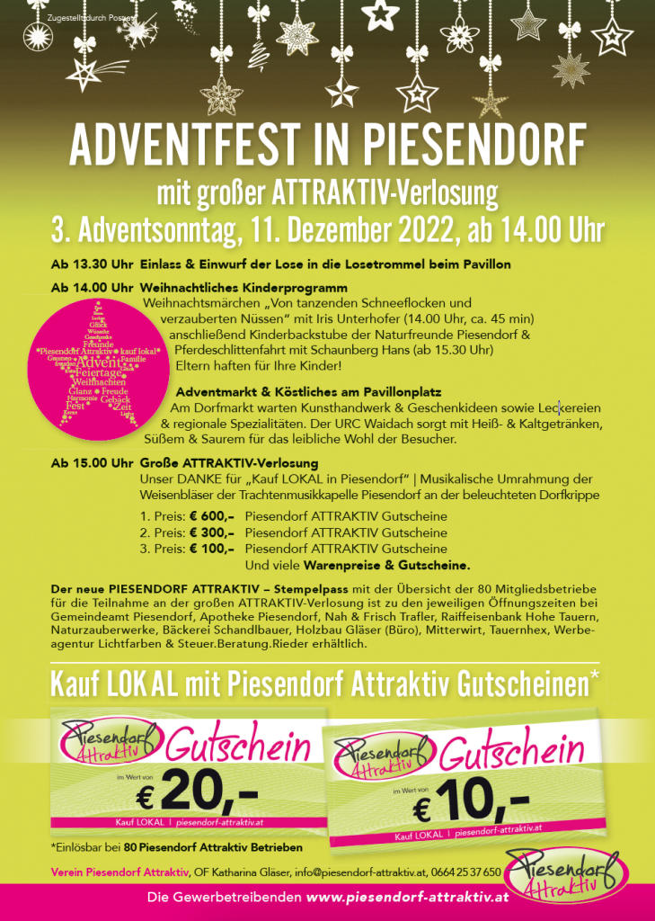 Adventfest in Piesendorf